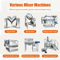 Machine à mélanger et ensacher le ciment et le sable / Machine à mélanger l'aliment pour porcs / Machine à mélanger les poudres