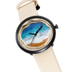 Mark Fairwhale FW-5480 Simple Women's Quartz <b>Watch</b> 40mm Starry Ocean Color Waterproof Belt Fashion <b>Watch</b> for Women - Product Image 4