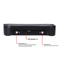 Amplificador de Señal Móvil 3G 4G, Repetidor 3G LTE, 2110-2170MHz, Ganancia de 70dB, Cobertura de 300-500m²