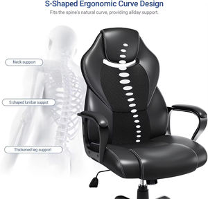 <span class=keywords><strong>Chaise</strong></span> <span class=keywords><strong>de</strong></span> <span class=keywords><strong>bureau</strong></span> moderne en cuir, réglable en hauteur, pour ordinateur, travail ergonomique, pivotante, inclinable, <span class=keywords><strong>chaise</strong></span> <span class=keywords><strong>de</strong></span> jeu - Product Image 4