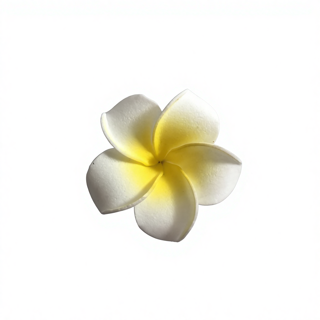 Hawaiian Beach EVA Foam Flower Hawaiian Plumeria Flower Hair Clip Hawaiian Ear Flower for Hat Decoration