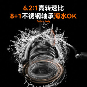 Carrete de Pesca Giratorio Ultraligero Michelle Arctic <span class=keywords><strong>Fox</strong></span> Elf 2025 |   Carrete de Pesca BFS de Largo Alcance con Bobina Poco Profunda y Estructura Compacta - Product Image 5