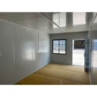Maison conteneur préfabriquée mobile de 20 pieds, style ferme contemporaine, pour bureau, prête à l'emploi et transportable