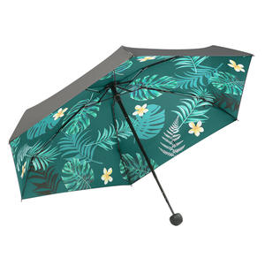 Paradis parapluies <span class=keywords><strong>parasol</strong></span> cadeau personnel 5 pli <span class=keywords><strong>bananier</strong></span> petit portable mini parapluie poche - Product Image 2