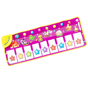 Regalo di natale Del Giocattolo per I Bambini Tastiera Musicale Playmat 100x36 centimetri Elettronico di Musica Animale della penna di Tocco Gioco Coperta Divertente Piano pianoforte Mat - Product Image 2