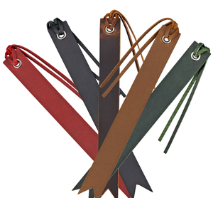 Luxury Blank PU Leather Bookmarks Custom Book <strong>Page</strong> <strong>Marker</strong> Book Accessories for Reading Lover Gift - Product Image 5