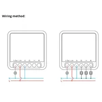 Module d'éclairage intelligent Tuya WiFi Zigbee à gradation, contrôle par application, en PC, compatible Alexa Google Home, pour garage et hôtel, 2 voies