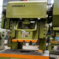 Presse mécanique inclinable à dos ouvert YANGLI J23-63T d'occasion, 63 tonnes, pour le poinçonnage de tôles et de quincaillerie - Offre Spéciale