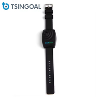 Bracelet connecté inviolable TSINGOAL TB5010-AW avec positionnement BT AOA, surveille la fréquence cardiaque, l'oxygène sanguin et la température corporelle du porteur