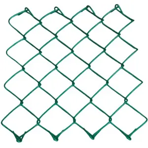 Vinil PVC kaplı tata elmas zincir bağlantı tel örgü çit ve kapılar