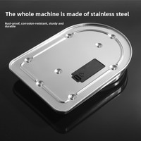 Báscula de Cocina de Acero Inoxidable con Recipiente, 1g de Alta Precisión, Pantalla LCD Digital para Alimentos, Repostería y Cocina