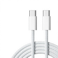 Kabel Data Pengisian Cepat Kangwei Type-C 120W PD dengan Jaket Anyaman, Transfer Data, Panjang Dapat Disesuaikan untuk Notebook