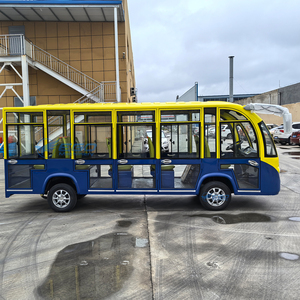 Autobús Turístico Eléctrico EGO de 14 Pasajeros con Estructura de Acero Cerrada y Batería de Plomo-Ácido para Uso en Parques, Exposiciones y Bodas - Product Image 3