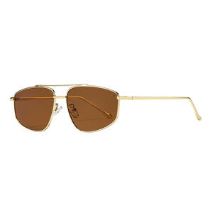 Lunettes de soleil de luxe pour hommes en métal, verres PC UV400, type 3, pour la conduite, look haut de gamme - Product Image 6