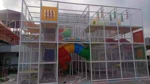 <span class=keywords><strong>Laberinto</strong></span> Musical Inflable, Parque Infantil al Aire Libre para Niños, Aventura en el <span class=keywords><strong>Laberinto</strong></span>, Red <span class=keywords><strong>de</strong></span> Escalada, Trampolín y Columpio - Product Image 3