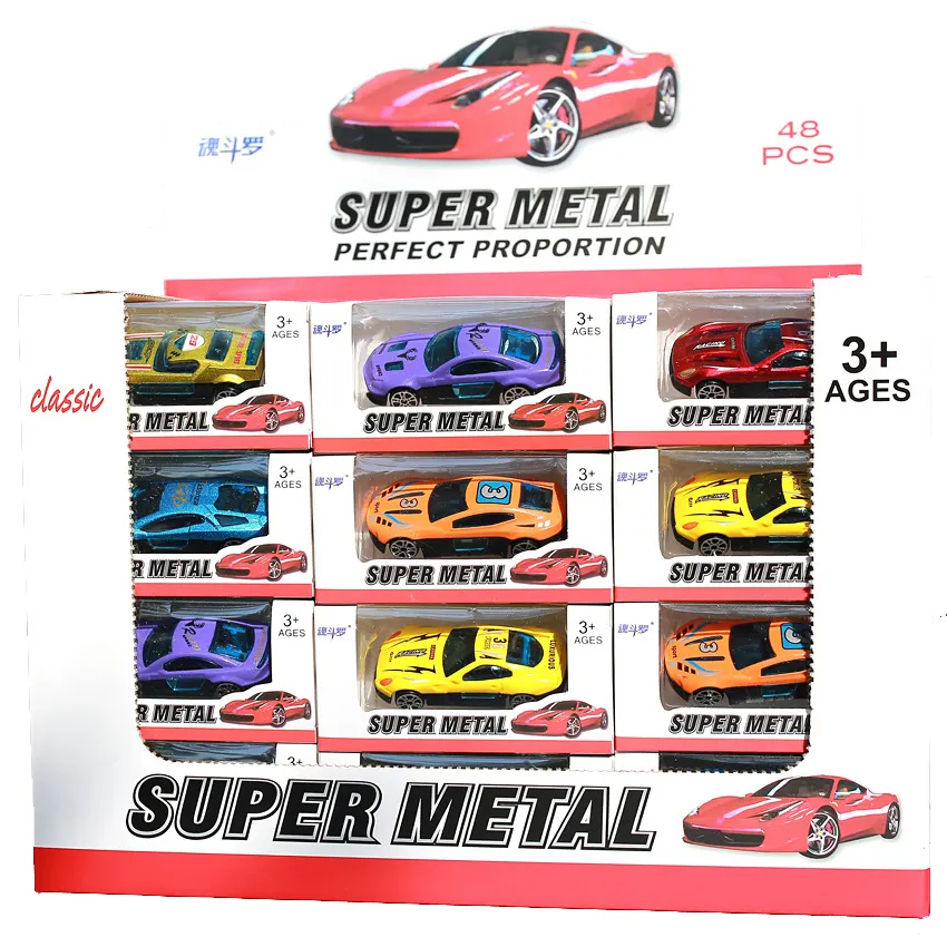 1/87 Metal Cast Iron Sheet Alloy Car Toys Pull Back Diecast Toy Kids Action Model Cars Mini Cars Racing Children Boys Girls Toys