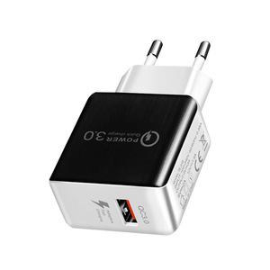 <span class=keywords><strong>Cargador</strong></span> de Pared Compacto de 18W con un Solo Puerto USB, Enchufe EU/US, Mini <span class=keywords><strong>Cargador</strong></span> de Viaje para iPhone y <span class=keywords><strong>Huawei</strong></span>, <span class=keywords><strong>Cargador</strong></span> Portátil de 18W, Estándar EU/US - Product Image 1