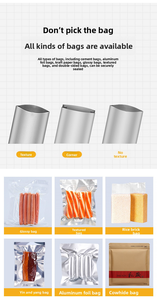 เครื่องซีลสูญญากาศแบบหลายฟังก์ชั่น ห้องเดียว ใช้ได้กับเนื้อสัตว์ ข้าว ผลไม้ และถั่ว - Product Image 5