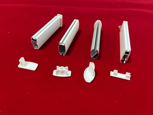 Thanh phẳng của cửa sổ con lăn Rèm Rèm Venetian Thành phần nắp cuối của con lăn phần Mù nắp cuối cho đường sắt dưới cùng - Product Image 6