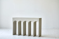 Wabi sabi Meuble minimaliste art déco Mobilier salon béton Console moderne