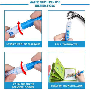 <span class=keywords><strong>Jeux</strong></span> de <span class=keywords><strong>Dessin</strong></span> Livre <span class=keywords><strong>d</strong></span>'<span class=keywords><strong>Eau</strong></span> pour Enfants Livre de Peinture Cadeau <span class=keywords><strong>d</strong></span>'Apprentissage Réutilisable Jouets de <span class=keywords><strong>Dessin</strong></span> pour Enfants Maternelle Enfants - Product Image 4