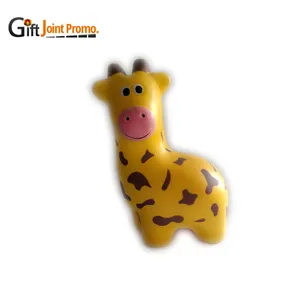 Boule Anti-Stress girafe en mousse PU, cadeau bon marché, balles personnalisées Anti-Stress