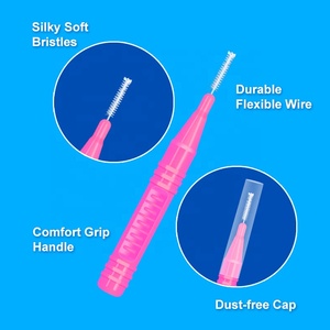 Commercio all'ingrosso Private Label dentifricio per la cura dell'igiene orale ortodontica Tepe a forma di spazzolino interdentale - Product Image 3