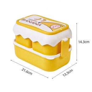Children's <b>Lunch</b> Box with Compartments and Cutlery <b>Set</b> <b>Lunch</b> Box Leak-Proof Bento Box BPA-Free School Nursery and Excursions - Product Image 2