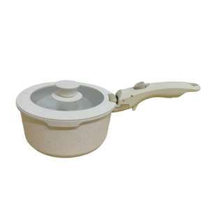 Ensemble d'ustensiles de cuisine multi-tailles 19 pièces avec <span class=keywords><strong>casserole</strong></span> de 18cm Poêle à frire profonde de 26cm Poêle à frire de 24cm et poignée détachable - Product Image 5