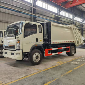 HOWO 8CBM RHD Compactor Garbage Truck with rear loading structure - Product Image 1