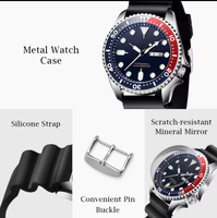 Vente chaude SKX007 30ATM étanche BGW9 super lumineux NH35 NH36 Mouvement montre de plongée automatique pour hommes
