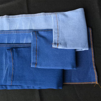 Tela Vaquera Azul Oscuro de 10oz, Alta Elasticidad y Peso Medio para Niños y Niñas, Prendas Económicas