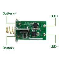 ESHINEDE ET3234 Carte de circuit LED pour lampe torche électrique 3-4.2V avec chargement Type-C et plaque électronique, accessoires de bricolage pour éclairage LED