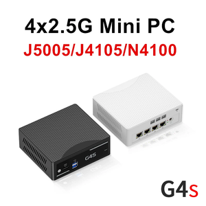 Mini PC Pare-feu Topton 4x2.5G LAN Intel <span class=keywords><strong>J5005</strong></span> <span class=keywords><strong>J4105</strong></span> N4100 4 Cœurs Ordinateur NAS MSATA+2.5 Pouces SATA PfSense Proxmox Serveur Domestique - Product Image 1