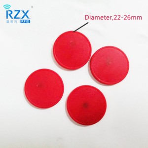 HF <span class=keywords><strong>Mifare</strong></span> cổ điển <span class=keywords><strong>1K</strong></span> 13.56MHz RFID ABS đồng xu <span class=keywords><strong>tag</strong></span> dính RFID Sticker - Product Image 2