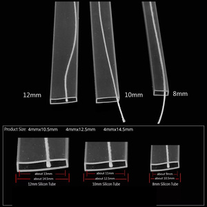 4*12.5mm trasparenti IP67 impermeabili tubi flessibili in Silicone per luci a Led - Product Image 5