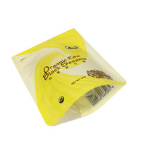 Sachet Doypack Mat Imprimé en Aluminium avec Fermeture Ziplock pour Emballage de Snacks Super Alimentaires, Chips, Pignons de Pin et Graines de Chia