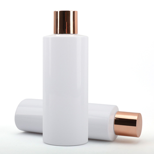 Gran oferta, botella de plástico para tóner Facial de bolsillo redondo de plástico para mascotas, tapa de rosca superior abatible de color para desinfectante de manos y cosméticos - Product Image 1