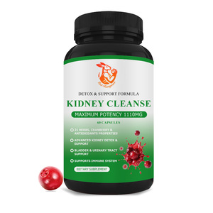 Capsules de nettoyage rénal de haute qualité avec poudre d'herbe à cheval et extrait de baies de Juniper, capsules de nettoyage du côlon favorisant la fonction vésicale - Product Image 1