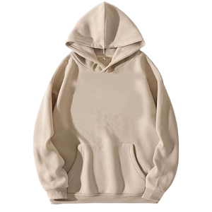 Sudadera con Capucha de Forro Polar Deportivo Unisex para Hombre, de Algodón 100%, con Bolsillos, Tallas Grandes, Color Liso, para Invierno, Estilo 3D, Venta al por Mayor - Product Image 1