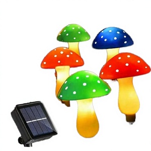 ไฟ LED รูปเห็ดกันน้ำ IP65 ยอดนิยมจาก GOODSPEED ใช้พลังงานแสงอาทิตย์ สำหรับตกแต่งสนามหญ้ากลางแจ้ง ขับเคลื่อนได้ 8 ดวง - Product Image 2