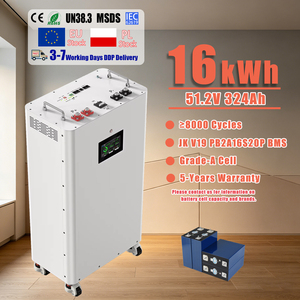 PL Stock 15kwh 16kwh LiFePO4 <b>Battery</b> 48V 314AH 314AH Built-in JK V19 BMS System Vertical <b>Rechargeable</b> 51.2V Lithium Ion <b>Battery</b> - Product Image 1