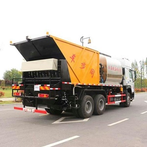 Suministro de fábrica: Camión pavimentador de asfalto sincrónico HOWO 6X4, extensor de betún de 19m³ (19cbm, 19ton) - Product Image 5