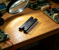 Circuit intégré d'amplificateur de puissance audio double canal LA4440 ZIP-14