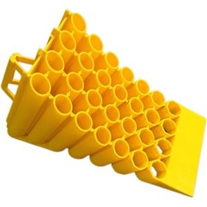 Cales de <span class=keywords><strong>roue</strong></span> robustes Cales de <span class=keywords><strong>roue</strong></span> jaunes antidérapantes et résistantes, butées de <span class=keywords><strong>roue</strong></span> légères pour voitures, camping-cars, camping-cars - Product Image 2