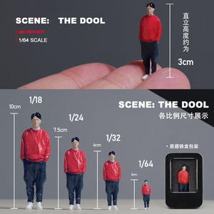 Accessoires de photographie miniatures 1/32 1:64, accessoires pour table de sable, poupées, figurines, modèles de personnages, décoration - Product Image 4