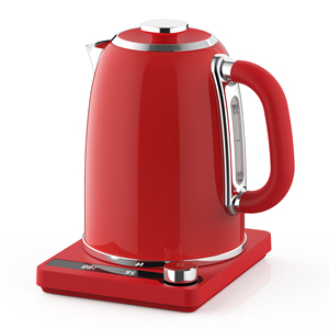 Red Vintage Electric <b>Kettle</b> 1.7L Stainless Steel Boiler 24h Keep Warm Real Time Temperature Display Home Use - Product Image 2