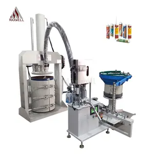 Silicone Gel Sealant Filling and Capping Machine 300ml 350ml Tube Cartridge Filler