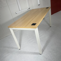 Pieds de table de bureau modernes en métal, structure en fer, installation simple, tailles personnalisables pour salon et bureau informatique