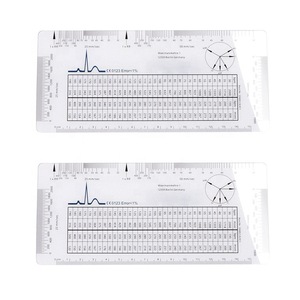 Regla ECG MediRuler MK07-459A, Regla Médica Multifuncional Transparente para Hospitales y Clínicas con Medición de Ángulos - Product Image 2